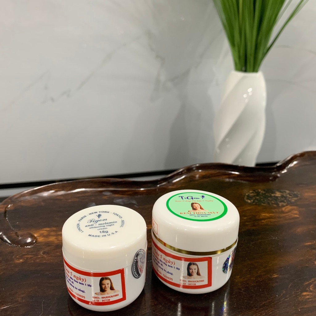 Kem Dưỡng Trắng Da Mặt Tigon 18g - CH121