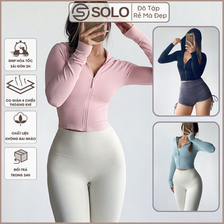 Áo khoác Ôm Body Chống Nắng Thể Thao Nữ Tập Gym Yoga Thun Cực Mềm Mịn Thoáng Mát Siêu Tôn Dáng 𝑮𝒀𝑴𝑺𝑻𝑶𝑹𝑬 507