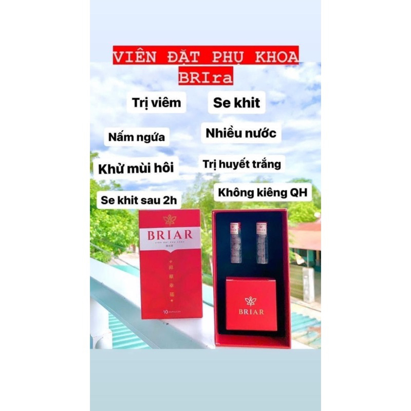 Viên Đặt Se Khít Vùng Kín Briar  Mẫu Mới 2023