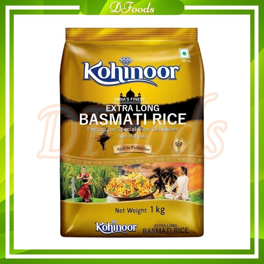 Gạo Extra Long Basmati Rice Kohinoor 1kg