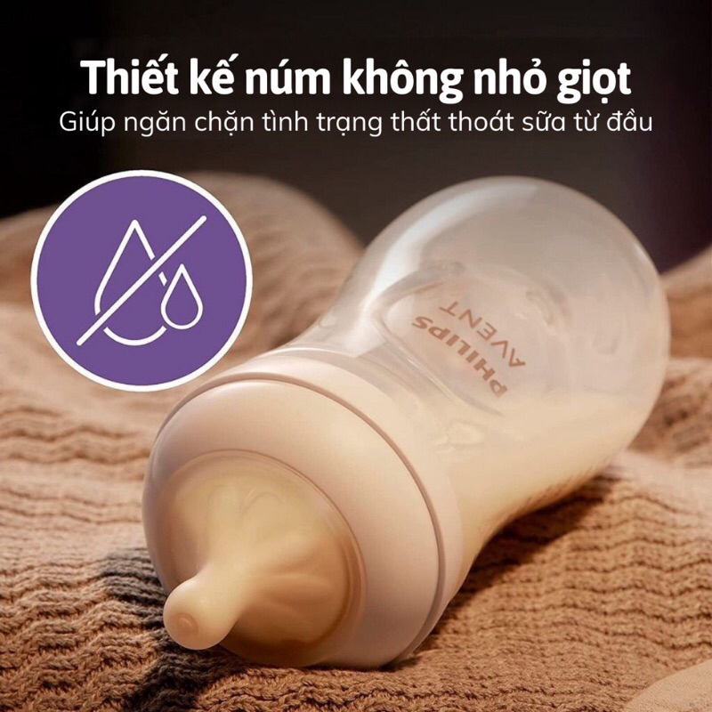 Núm ti Avent chính hãng bản núm Y cắt hoa đủ size 1/2/3/4/5