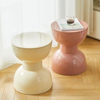 Ghế ngồi chân thấp phong cách kem hiện đại, sáng tạo