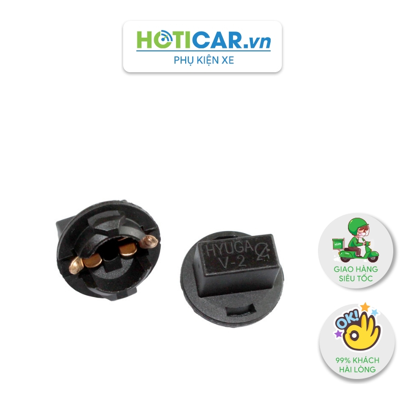 Đui đèn chân T10 gắn cho đèn xe máy, ô tô T10LC