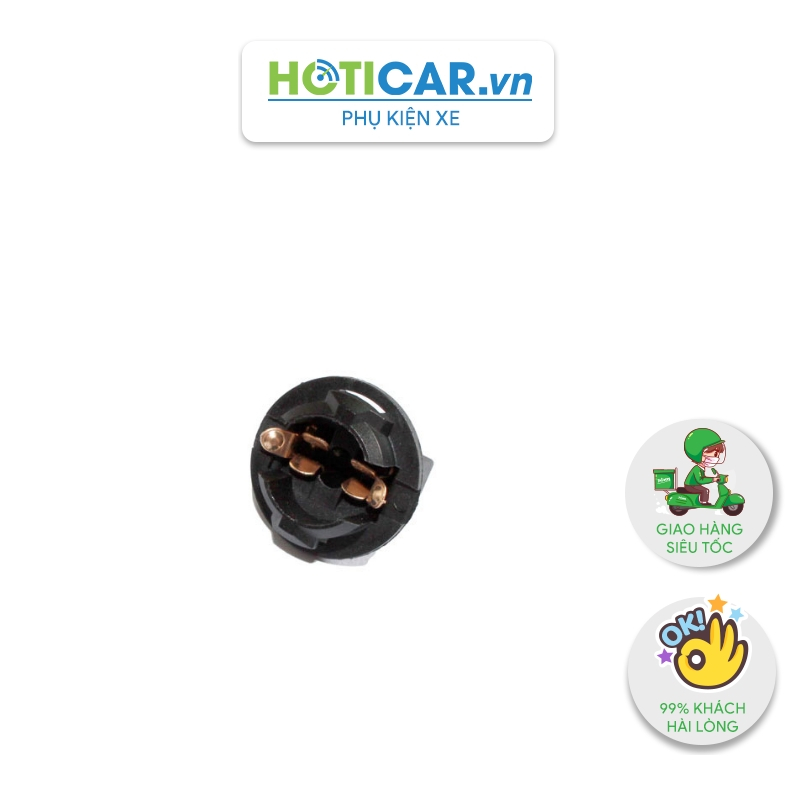 Đui đèn chân T10 gắn cho đèn xe máy, ô tô T10LC