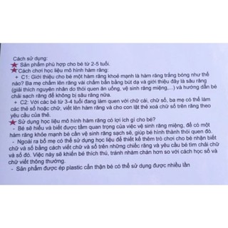 HỌC LIỆU MÔ HÌNH HÀM RĂNG