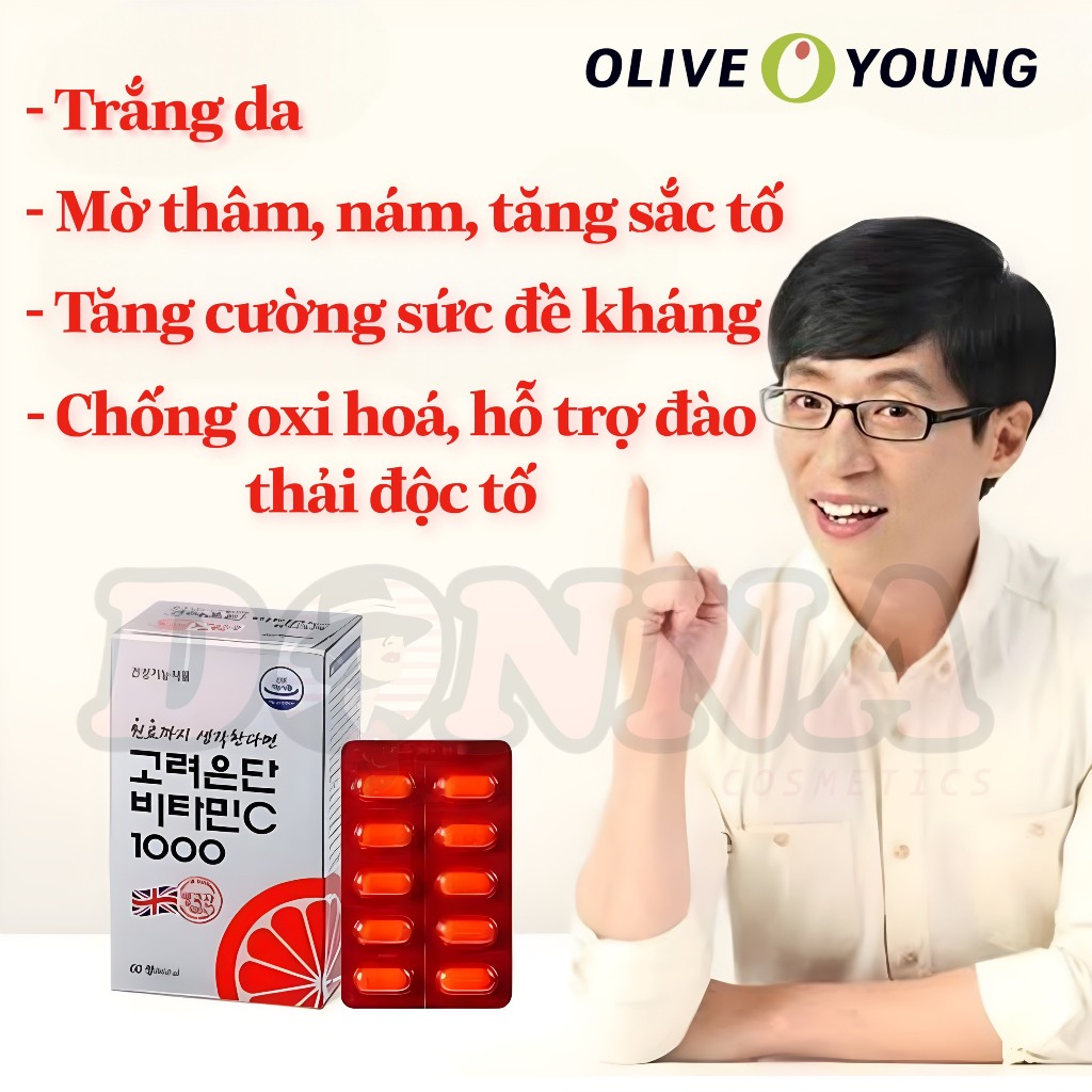 Viên Uống Vitamin C Eundan Số 1 Tại Hàn Quốc Viên Uống Trắng Da Chống Nắng