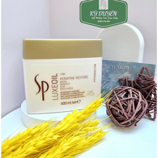 Hấp dầu phục hồi cấu trúc tóc Cao cấp SP Wella Luxe Oil Keratin 400ml