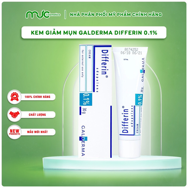 DlFFÉRINE cream Giảm Mụ.n Đầu Đen Tuýp 30g