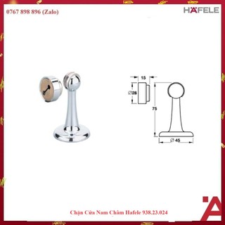 chặn cửa nam châm hafele 938.23.024