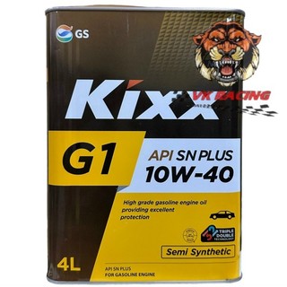 Dầu nhớt xe hơi ô tô kixx g1 10w40 api sn plus 4l