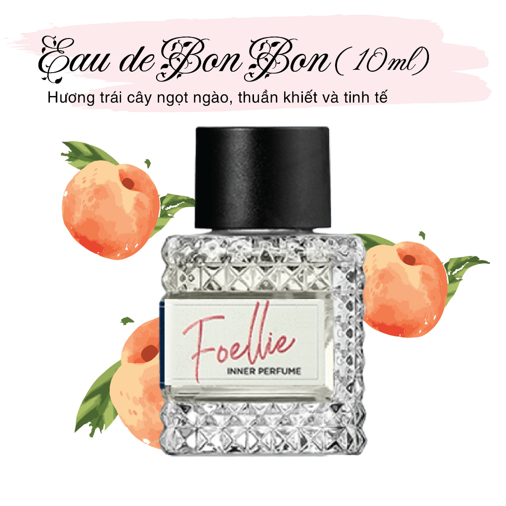 Nước Hoa Vùng Kín Foellie Hương Đào Dịu Ngọt Eau De Bonbon Inner Perfume 10ml  - Bon Bon