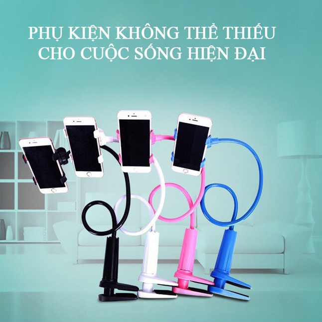 Kẹp vặn điện thoại kiểu dáng đuôi khỉ GrownTech phần kẹp ren vặn chắc chắn chiều dài 70cm