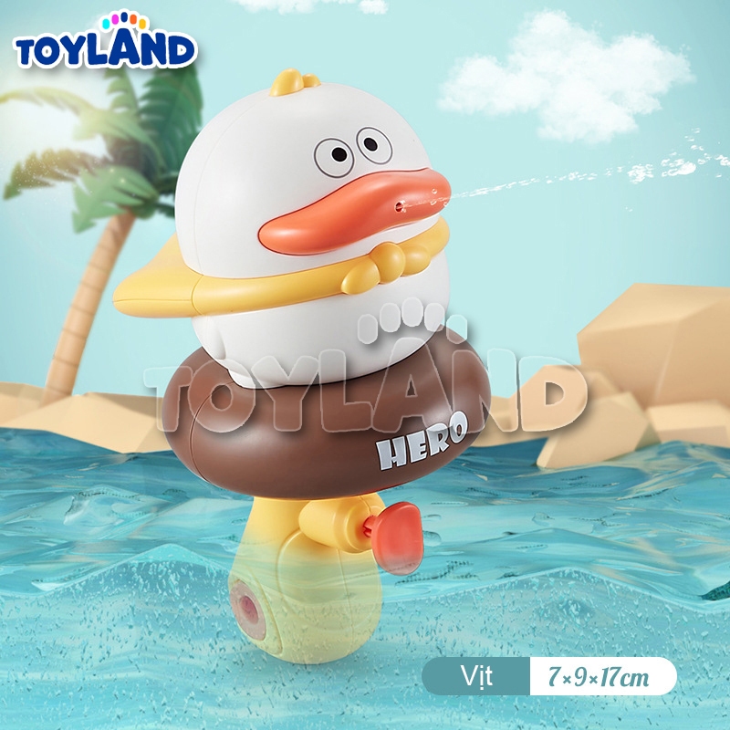 Đồ Chơi Súng Nước Hình Con Vật Đáng Yêu TOYLAND, Đồ Chơi Đi Biển, Bể Bơi Và Nhà Tắm Cho Trẻ