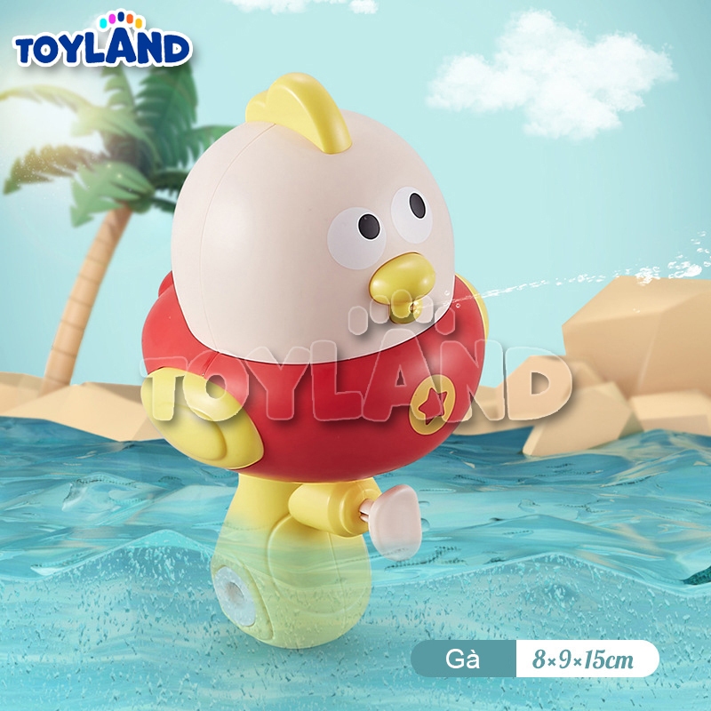 Đồ Chơi Súng Nước Hình Con Vật Đáng Yêu TOYLAND, Đồ Chơi Đi Biển, Bể Bơi Và Nhà Tắm Cho Trẻ