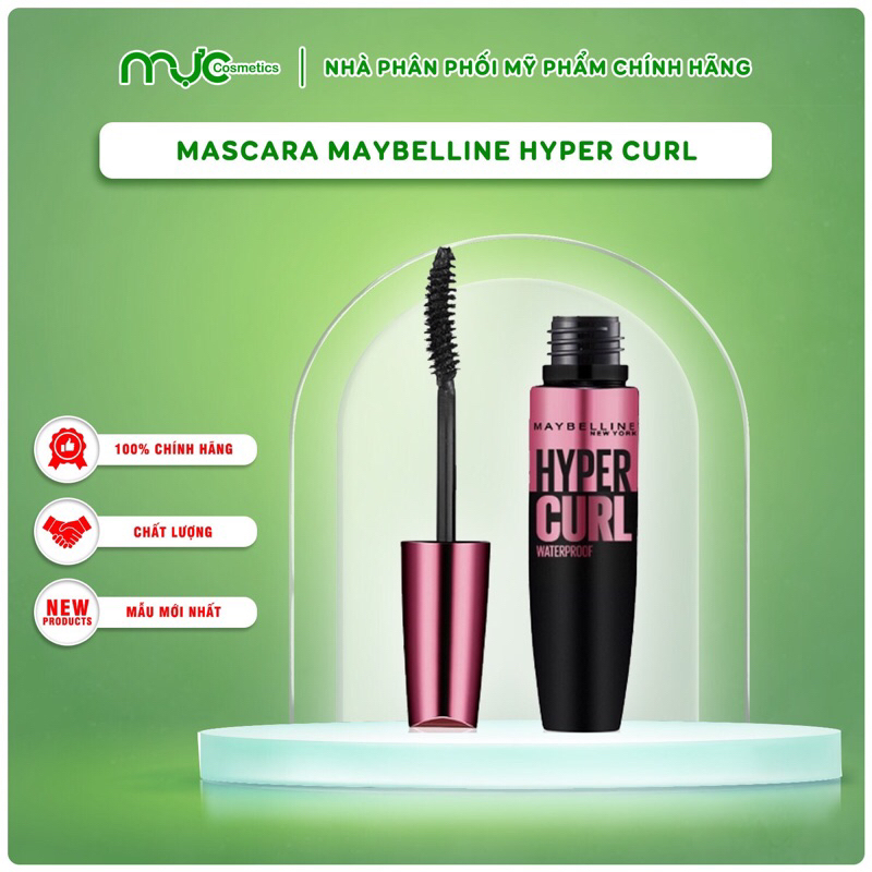 Mascara chuốt mi làm dày, dài cong Maybeline Volum Express Hyper Curl