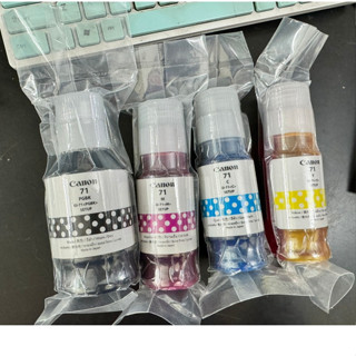 ☘️ Mực in phun Canonn G1020, G2020, G3020, G3060, G1730 Bộ mực in 4 màu BK-Y-M-C(GL-71)