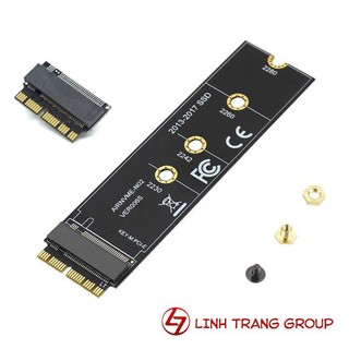 Adapter gắn SSD M.2 PCIe NVMe cho laptop táo 2013-2017 - MA05