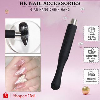 Nam châm hút mắt mèo đầu tròn hk nail accessories