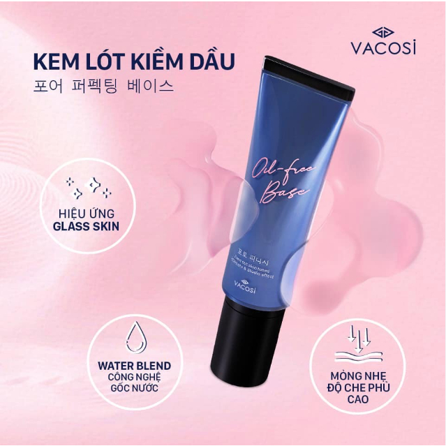 Kem Lót Kiềm Dầu Vacosi Natural Studio Oil-Free Base