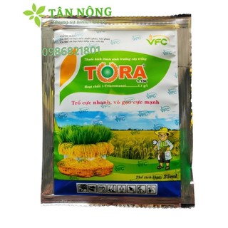 Phân bón lá cao cấp tora 1.1sl vfc gói 25ml