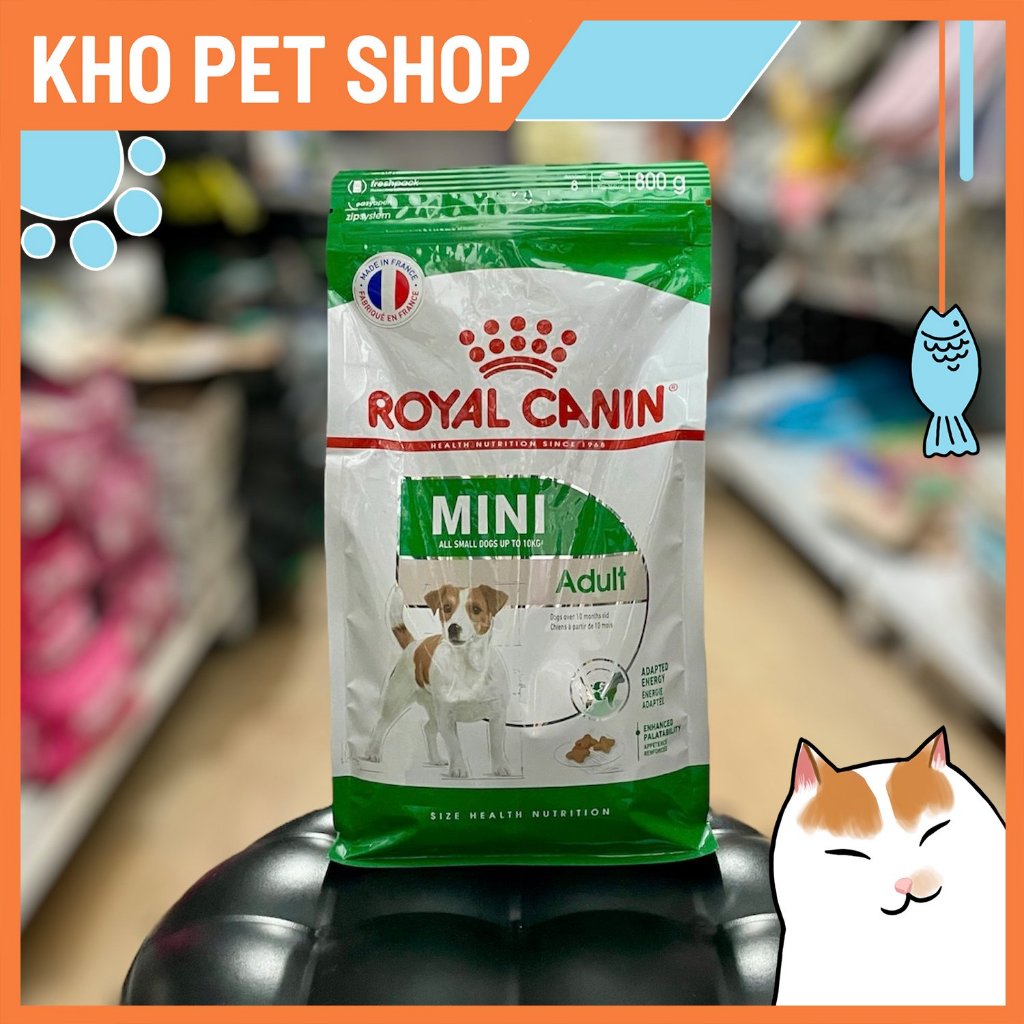 (Túi 800g)Thức ăn cho chó Royal Canin Mini size