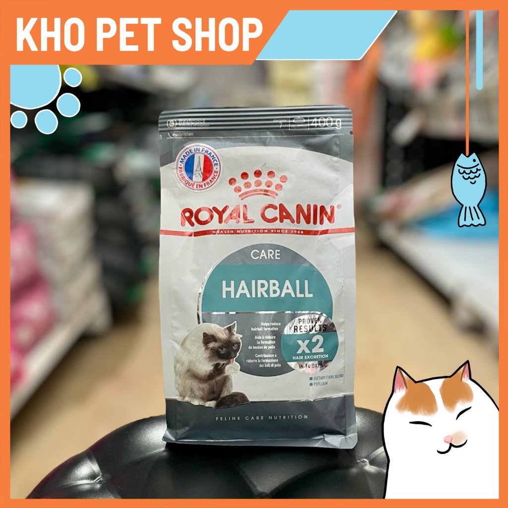 Thức ăn khô Royal Canin Hairball Care túi 400g