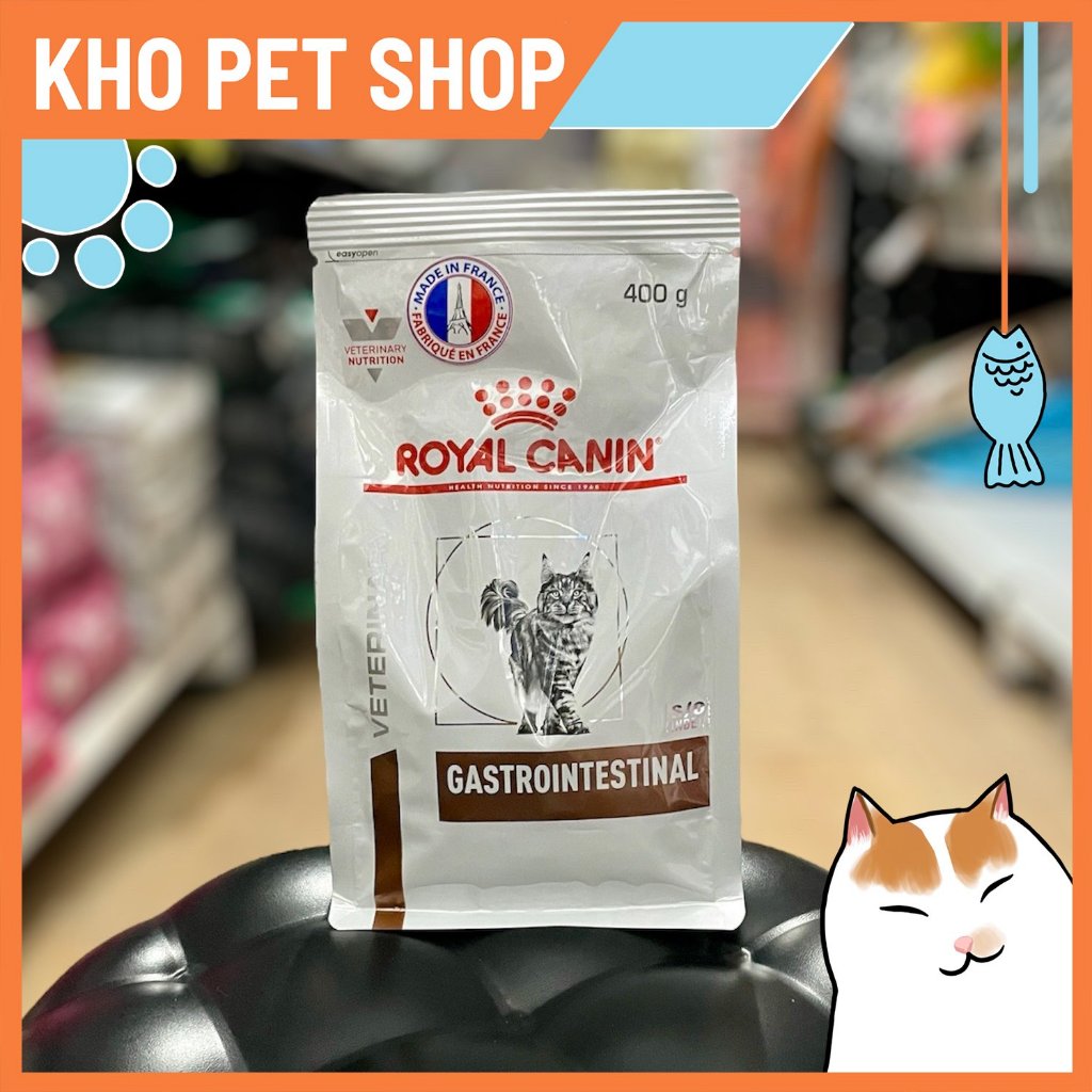 Thức ăn dành cho mèo bị vấn đề về tiêu hóa CANIN GASTROINTESTINAL túi 400g