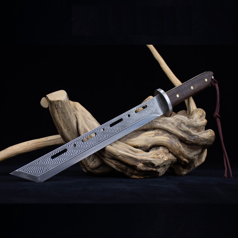 Dao Chặt Xương Hắc Long Nguyên Khối Chặt Thái Chất Liệu Thép Mangan Chiều Dài 45cm Jodily Starhome