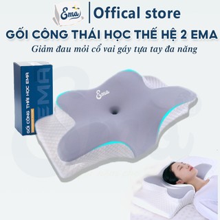  Gối công thái học EMA thế hệ 2 - Giúp giảm đau mỏi cổ vai gáy chống thoải hóa đốt sống cổ 