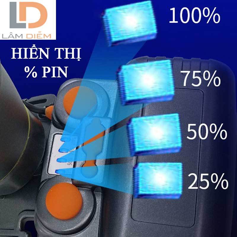Đèn pin đội đầu siêu sáng công suất lớn 3 chế độ pin lâu 10-12h tw 867 - tw 866