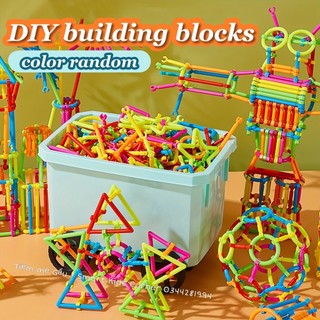 Bộ ghép hình que 3d, xếp hình que diêm 600 chi tiết kèm hộp đựng, đồ chơi thông minh giúp bé phát triển tư duy, sáng tạo