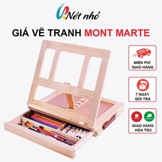 Giá Vẽ Để Bàn Thương Hiệu Mon Marte Giá Vẽ Gấp Gọn Có Tay Xách Và Ngăn Để Dụng Cụ Vẽ
