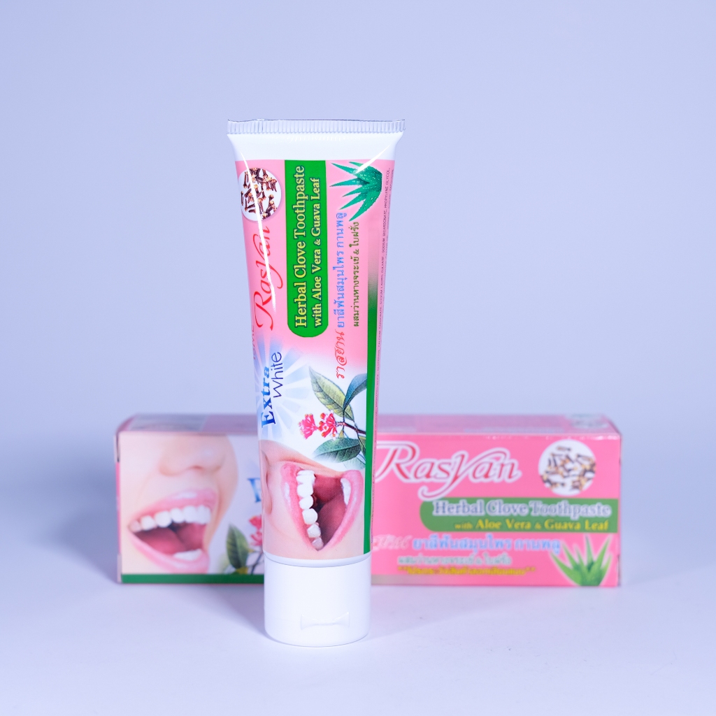 Kem đánh răng RASYAN Thái Lan Trắng Răng Thơm Miệng 100g