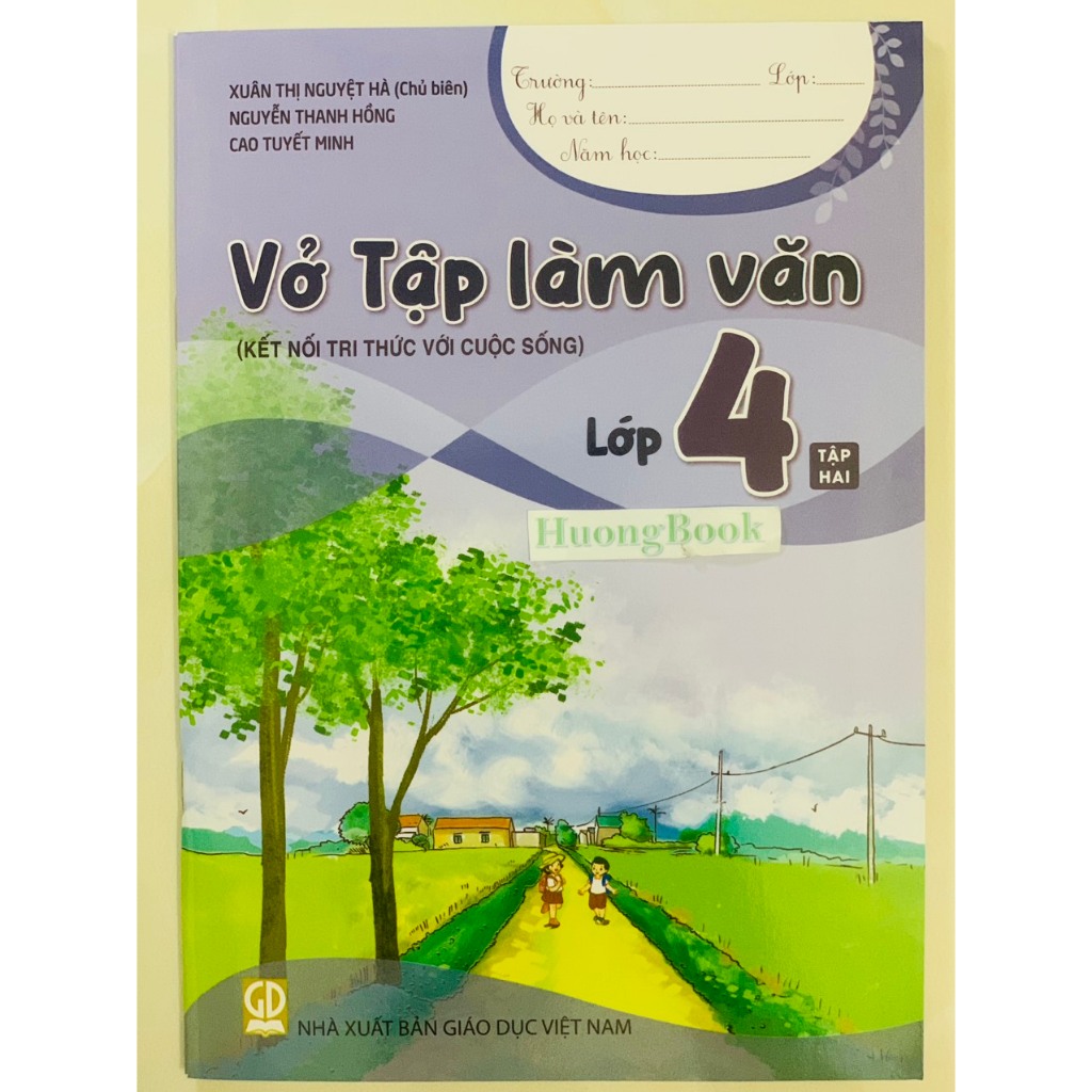 Sách -  Combo Vở Tập làm văn lớp 4 tập 1+2