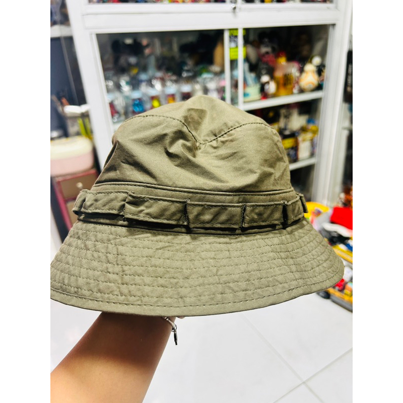 Nón vải Bucket WTAPS Men's Green 14 Jungle Hat chính hãng