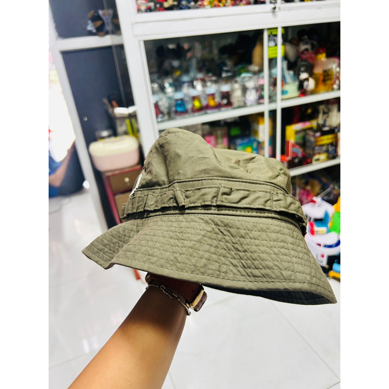 Nón vải Bucket WTAPS Men's Green 14 Jungle Hat chính hãng