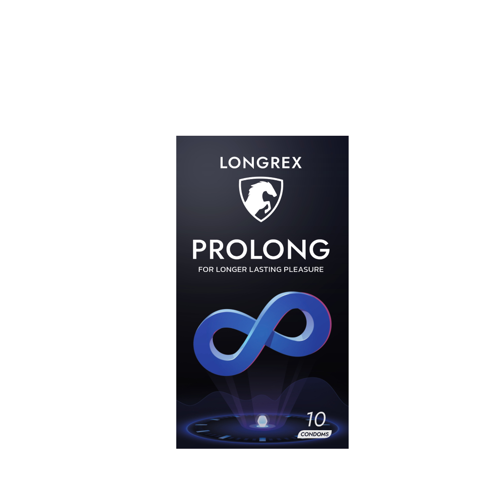 Bao cao su kéo dài thời gian bcs Longrex Prolong siêu mỏng , nhiều gel bôi trơn hộp 10c