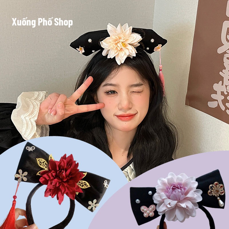 Băng đô, Cài tóc cách cách- nương nương, phụ kiện tóc công chúa nhà Thanh