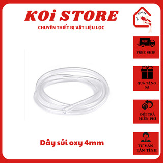 1mét dây sủi oxy 4mm chống gập, bền, dẻo dùng cho bể cá