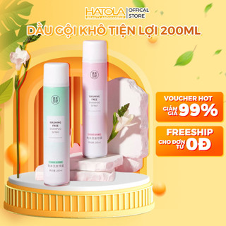 Dầu gội khô Maycreate Washing Free Shampoo Spray cao cấp hút dầu thừa 200ML Hatola