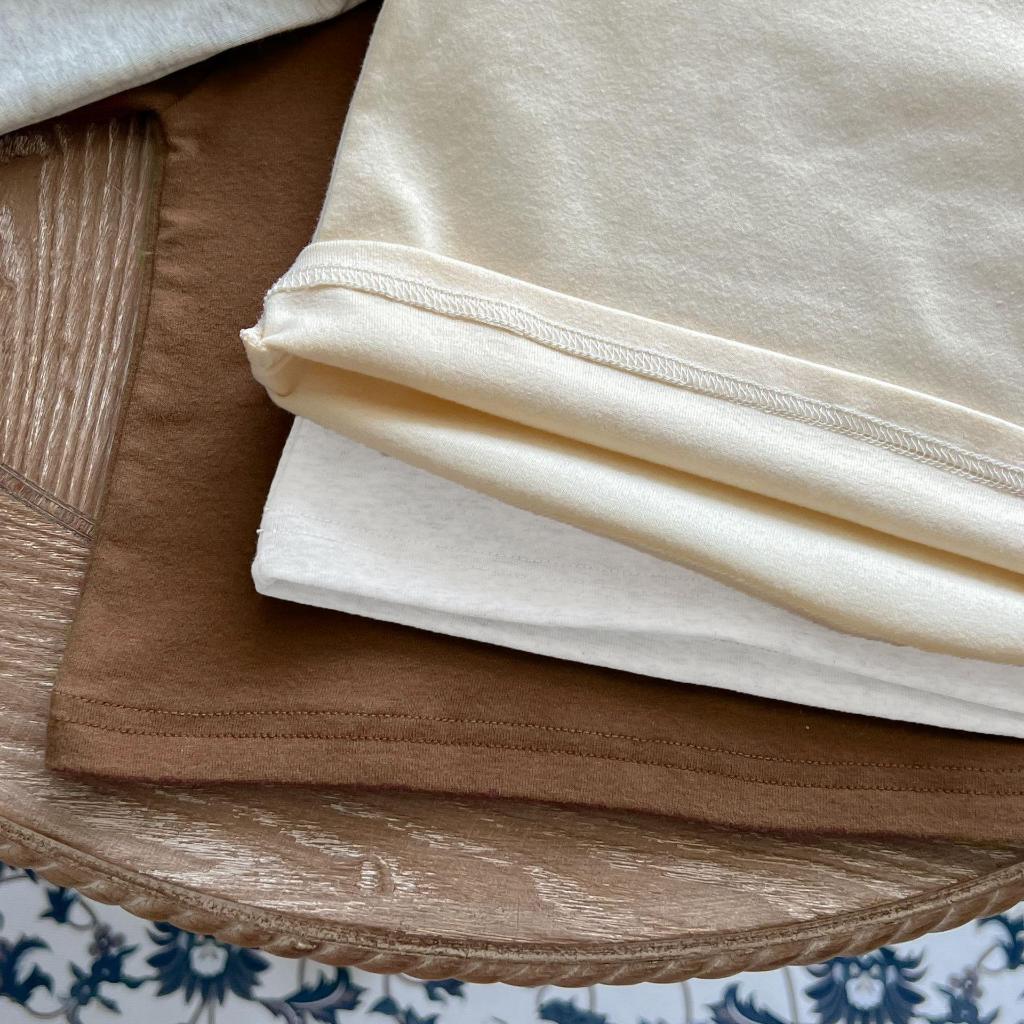 TE389 -Combo 3 áo giữ nhiệt cho bé trai bé gái chất cotton bozip mềm mại, co giãn size 8-18kg