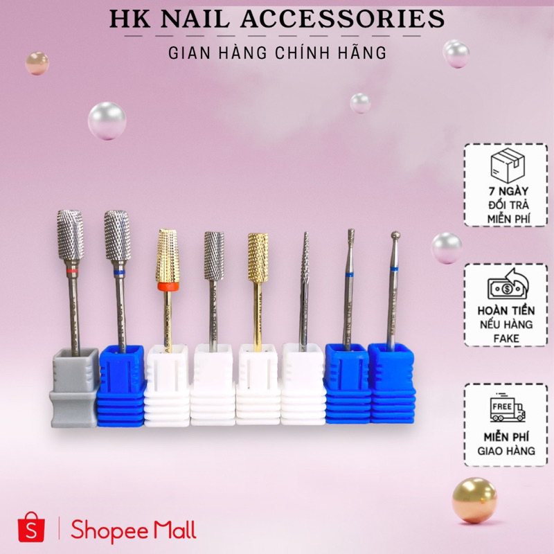 Đầu mài mỹ, đầu mài chuyên dụng cao cấp HK NAIL ACCESSORIES