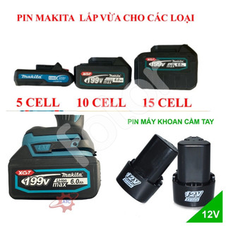 Chân pin mkt 199v, 48v - 12v dùng cho máy khoan, cắt, rửa xe, quạt sắt
