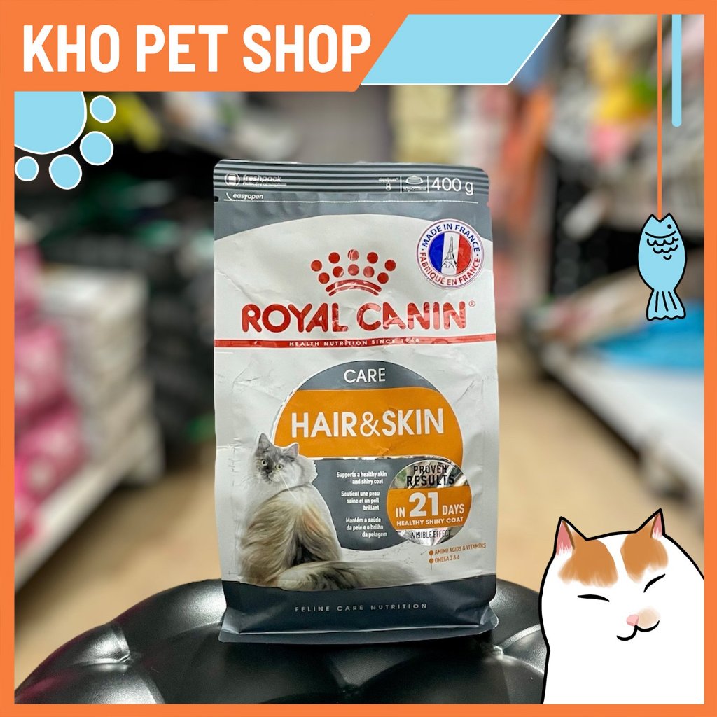 Thức ăn Royal Canin Hair & Skin Care túi 400g