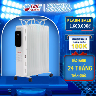 Máy sưởi dầu FujiHome OH8613 ,9, 11, 13 thanh công nghệ Nhật, máy sưởi ấm không khô da, không đôt oxi,tiết kiệm điện