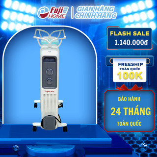 Máy sưởi dầu FujiHome OH849 công nghệ Nhật , máy sưởi ấm không đốt oxi, không khô da, bảo vệ chống quá nhiệt,BH 24 THÁNG