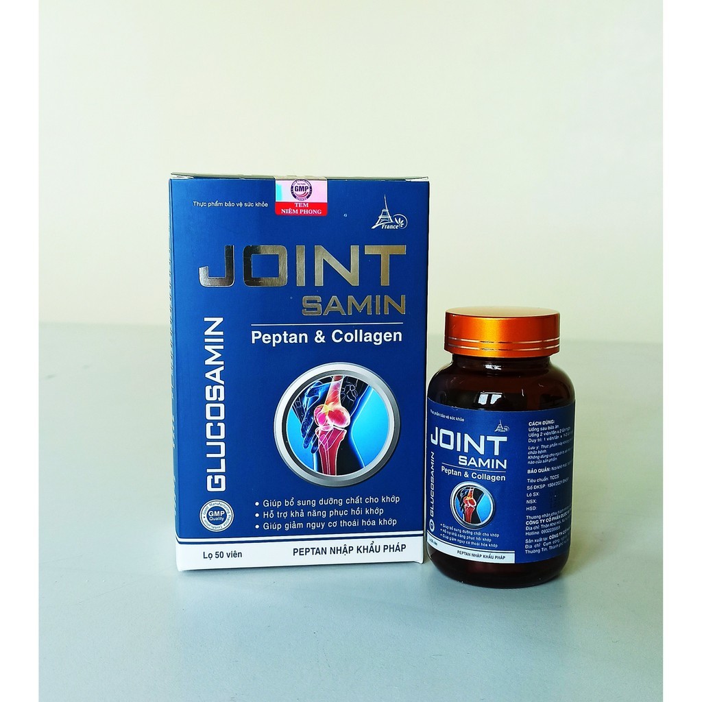 JOINT SAMIN-GIÚP BỔ SUNG DƯỠNG CHẤT CHO KHỚP-LÀM GIẢM CÁC TRIỆU CHỨNG VIÊM ĐAU KHỚP-TPCN