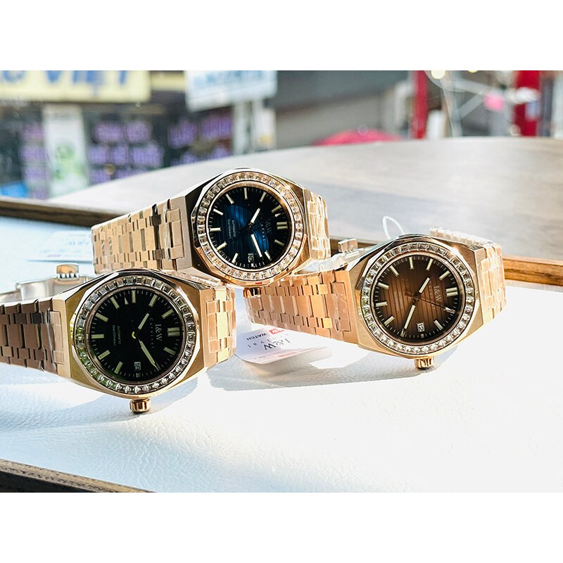 Đồng Hồ Nam I&W Carnival 733G7 Chính Hãng Full Box Chống Nước Kính Chống Xước Dây Thép Cao Cấp BH 5 năm