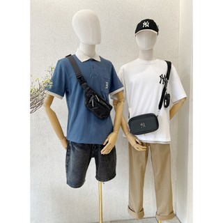 Áo Polo M.L.B in phối họa tiết trẻ trung, form nam nữ mang ok