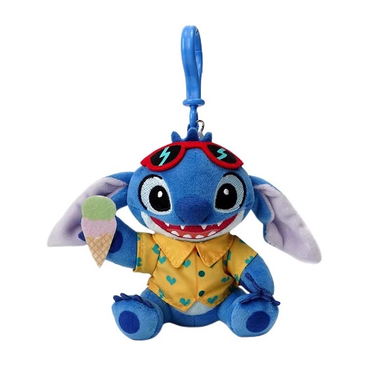 Móc khoá Stitch áo hoa chính hãng Disney
